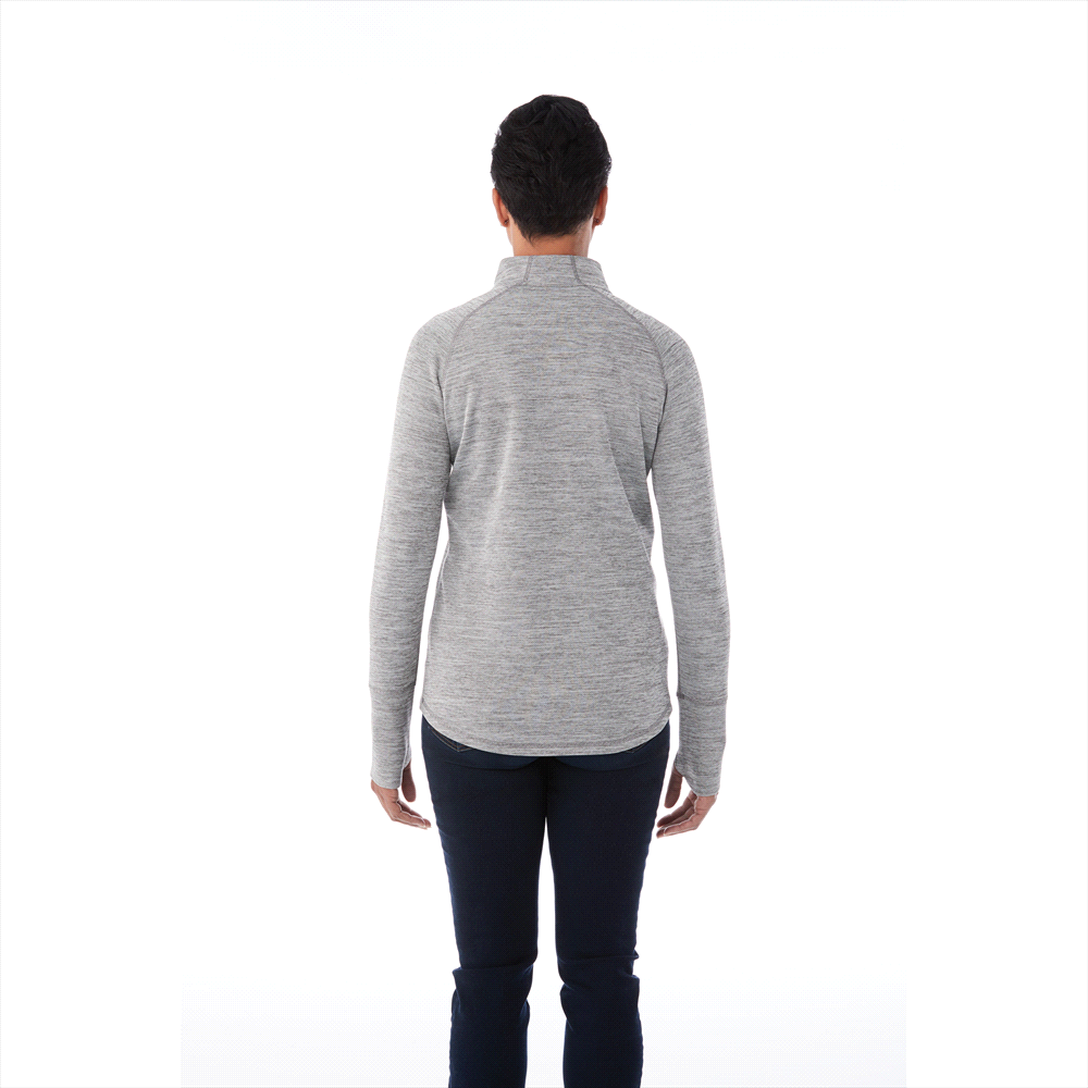 Crane Knit Half Zip - Womens – Hoodies – Apparel Range – available in Black, Maroon Heather – thumbnail 4 of 13