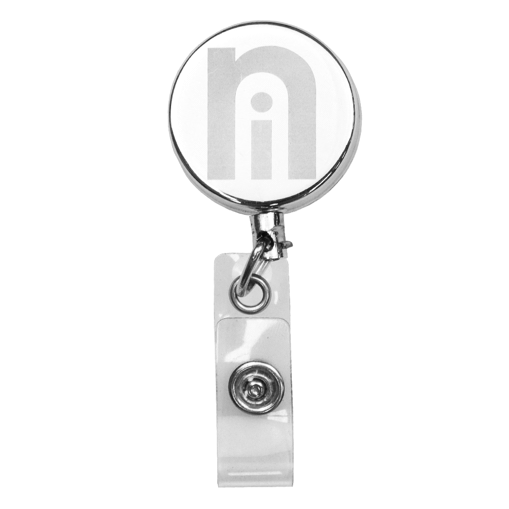Metal Zip Pull Badge Holder – Badge Holders – The Range – available in Silver – thumbnail 2 of 4
