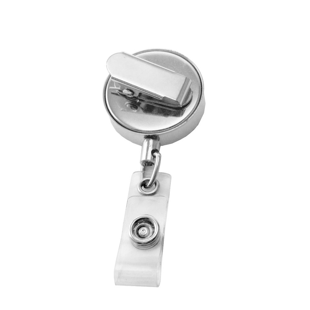 Metal Zip Pull Badge Holder – Badge Holders – The Range – available in Silver – thumbnail 3 of 4