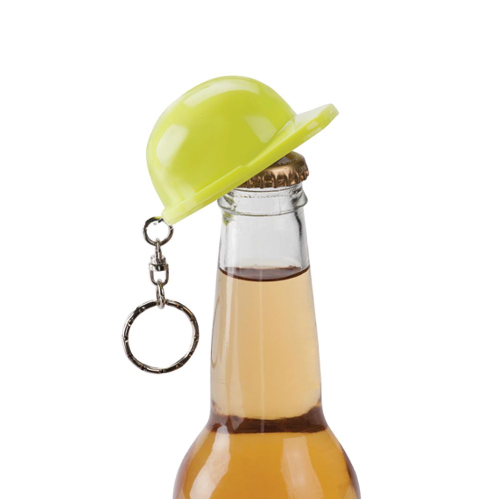 Hard Hat Keyring – Bottle Openers – The Range – available in Blue, Orange, White and Yellow – thumbnail 3 of 10