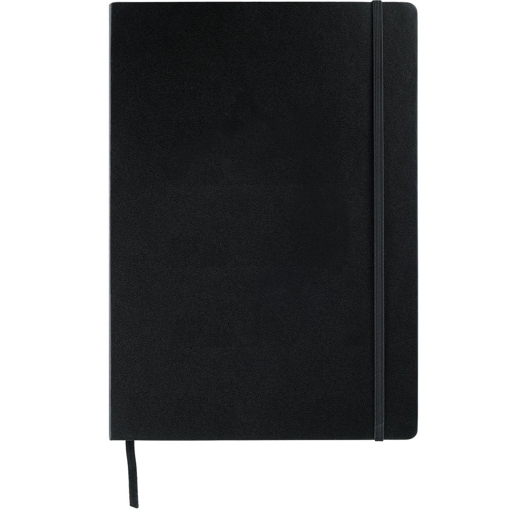 Ambassador Large Bound JournalBook – Diaries – The Range – available in Black with black elastic. – thumbnail 1 of 4