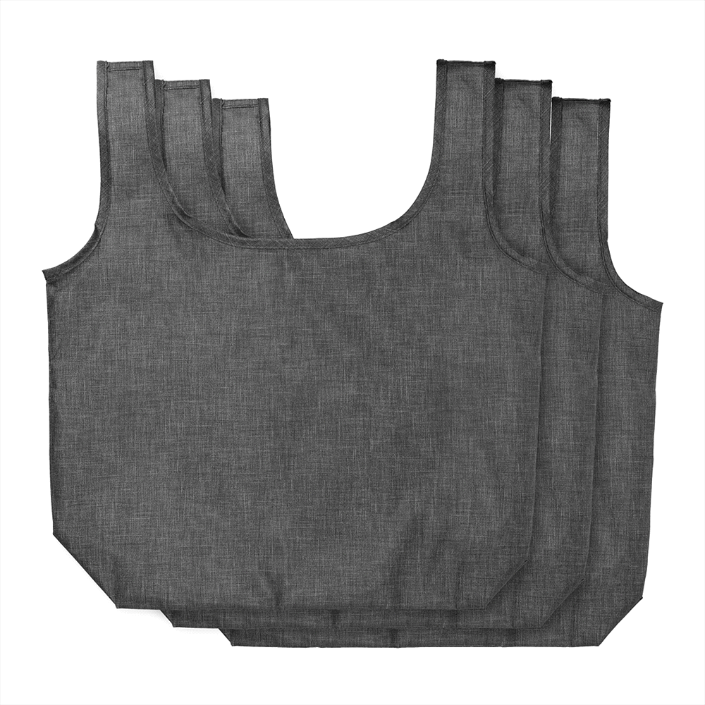 Ash Recycled 3-Pack Shopper Totes – Shoppers – Global Stock – available in Blue, Grey – thumbnail 6 of 14