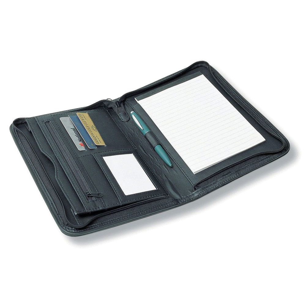 A5 Zippered Compendium – Compendiums – The Range – available in Black – thumbnail 2 of 4