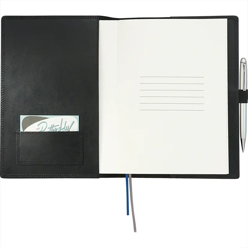Uptown Refillable Leather JournalBook – Compendiums – available in black colour