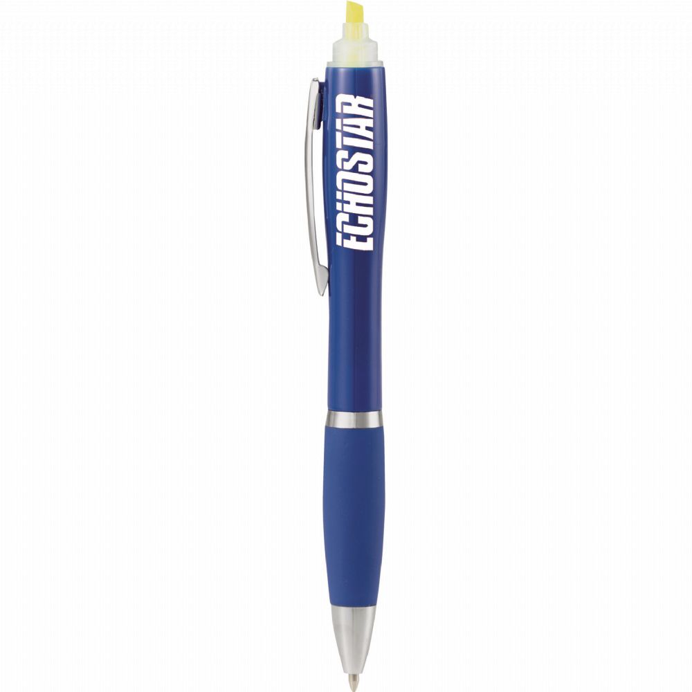 The Nash Pen-Highlighter – Highlighters – Global Stock – available in Blue – thumbnail 4 of 5