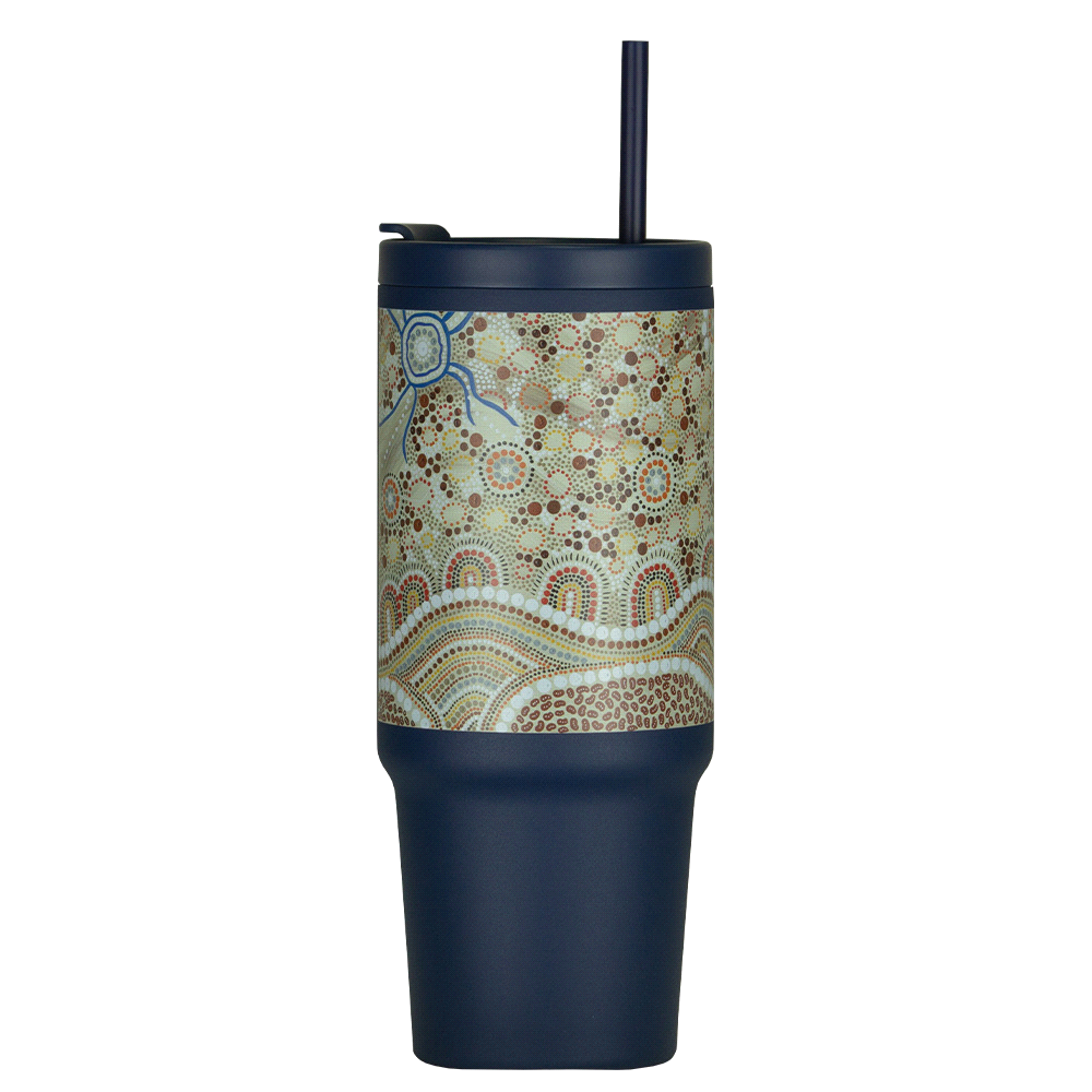The Tilly Tumbler - Recycled w/ Handle 900ml – Drink Bottles – The Range – available in Black, Navy and White – thumbnail 20 of 27