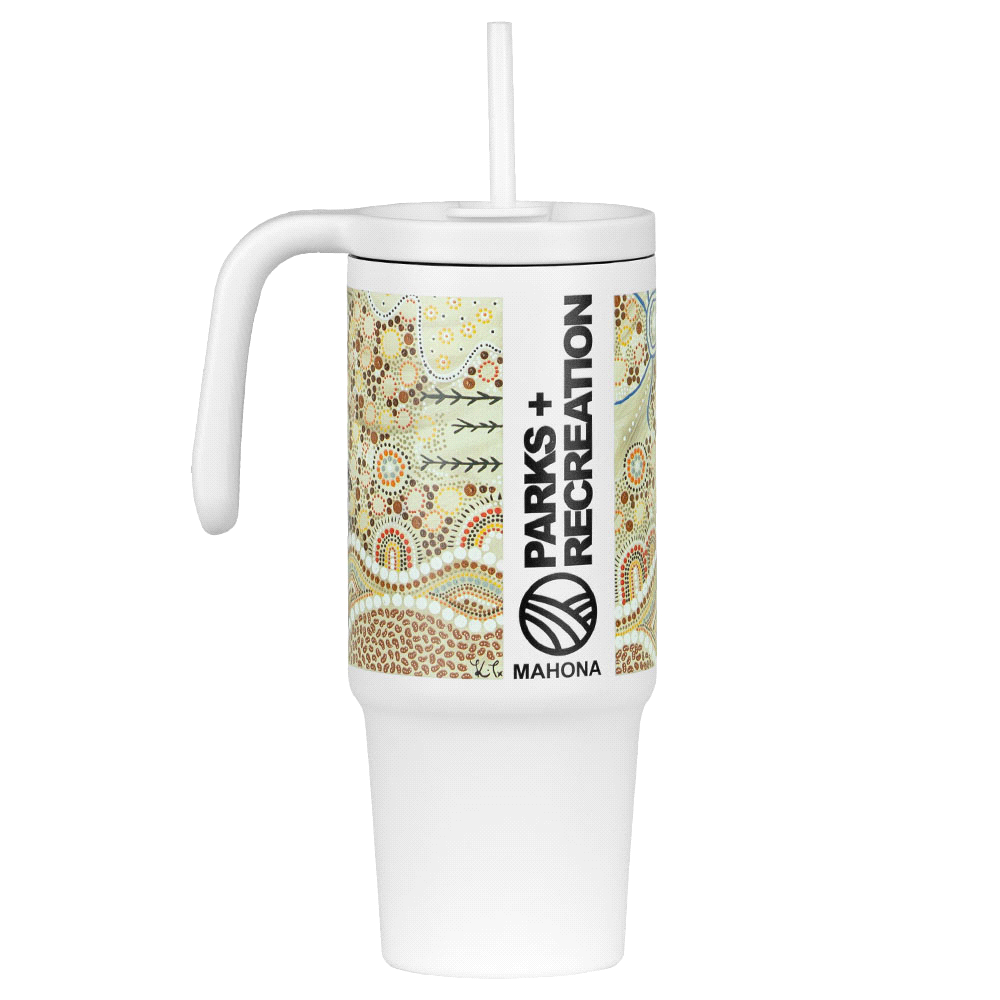 The Tilly Tumbler - Recycled w/ Handle 900ml – Drink Bottles – The Range – available in Black, Navy and White – thumbnail 3 of 27