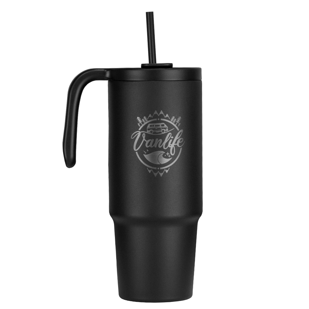 The Tilly Tumbler - Recycled w/ Handle 900ml – Drink Bottles – The Range – available in Black, Navy and White – thumbnail 2 of 27