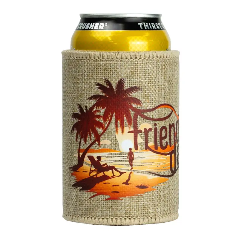 Jute Stubby Holder – Glassware – available in beige colour