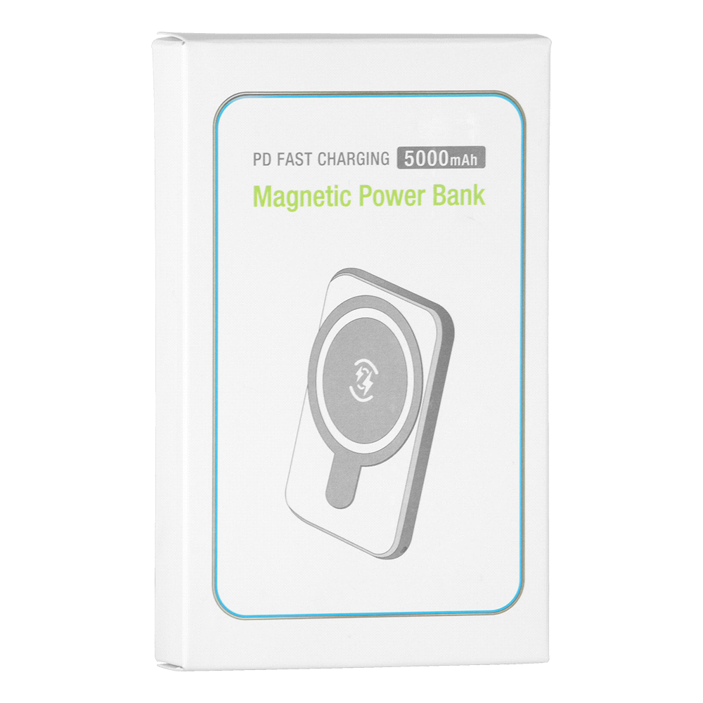 Magnetic Power Bank 5000 mAh – Car Chargers – The Range – available in White – thumbnail 7 of 8