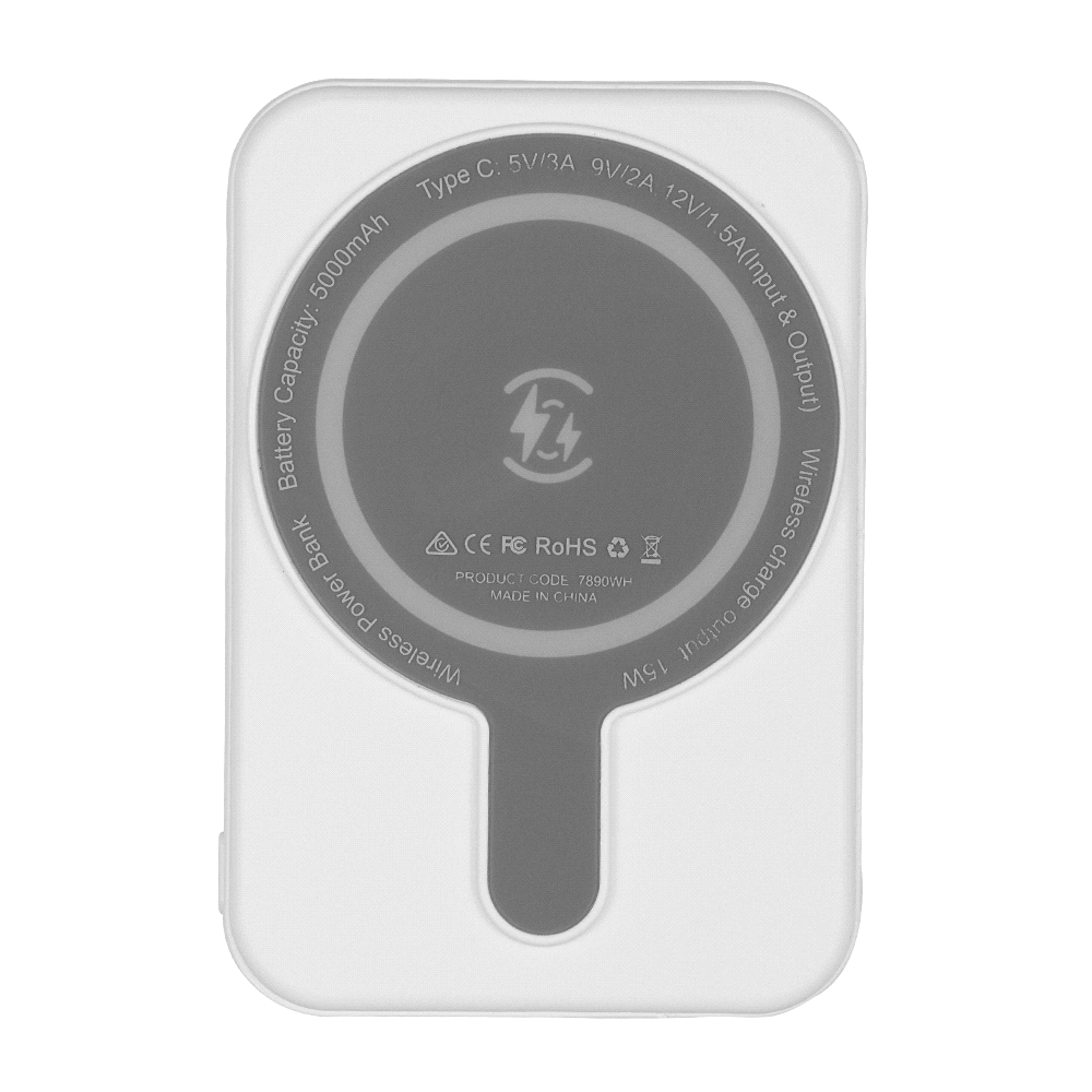 Magnetic Power Bank 5000 mAh – Car Chargers – The Range – available in White – thumbnail 6 of 8