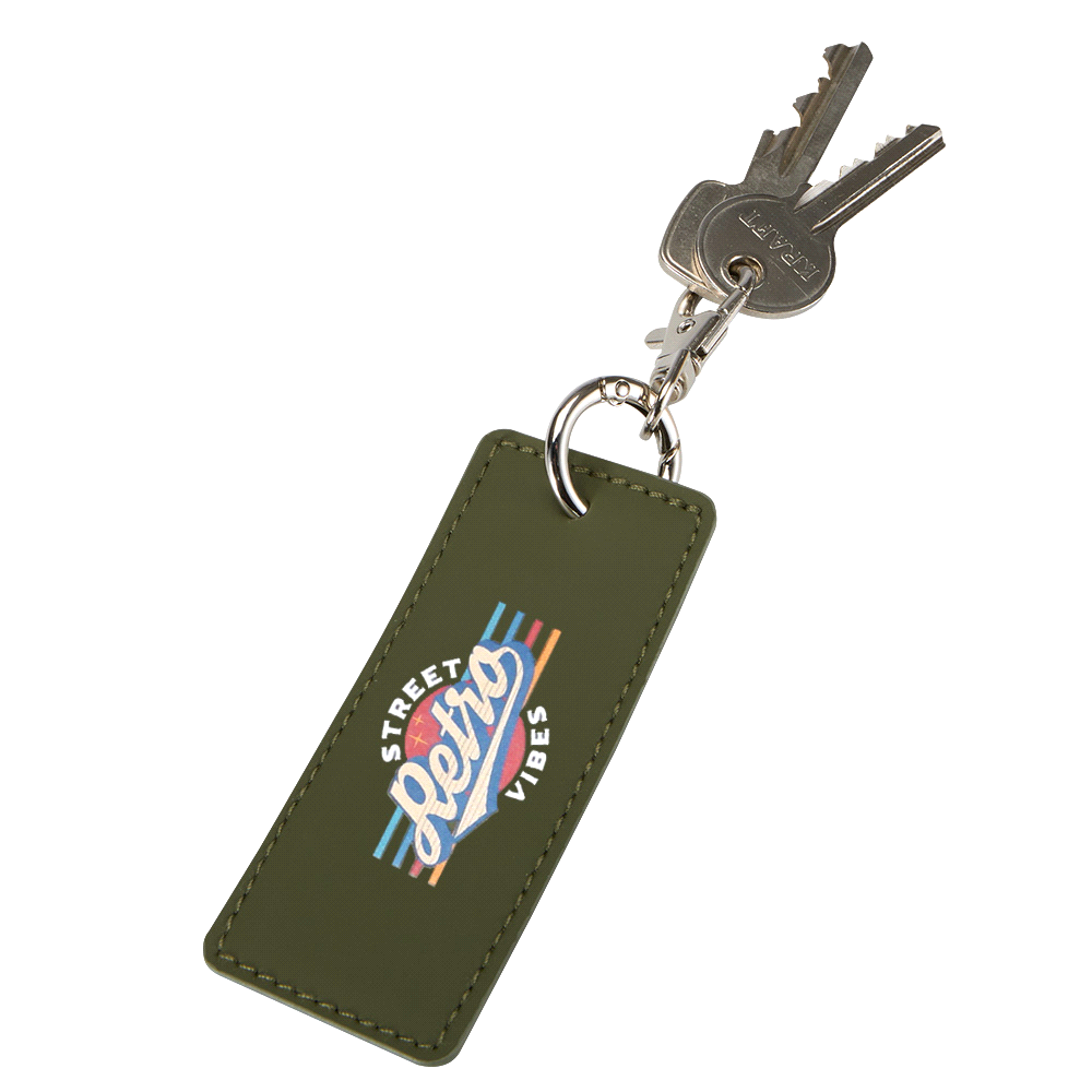 Resi Plus Rectangle Keychain – Travel Mugs – The Range – available in Black, Green, Hale Blue and Oatmeal – thumbnail 10 of 27