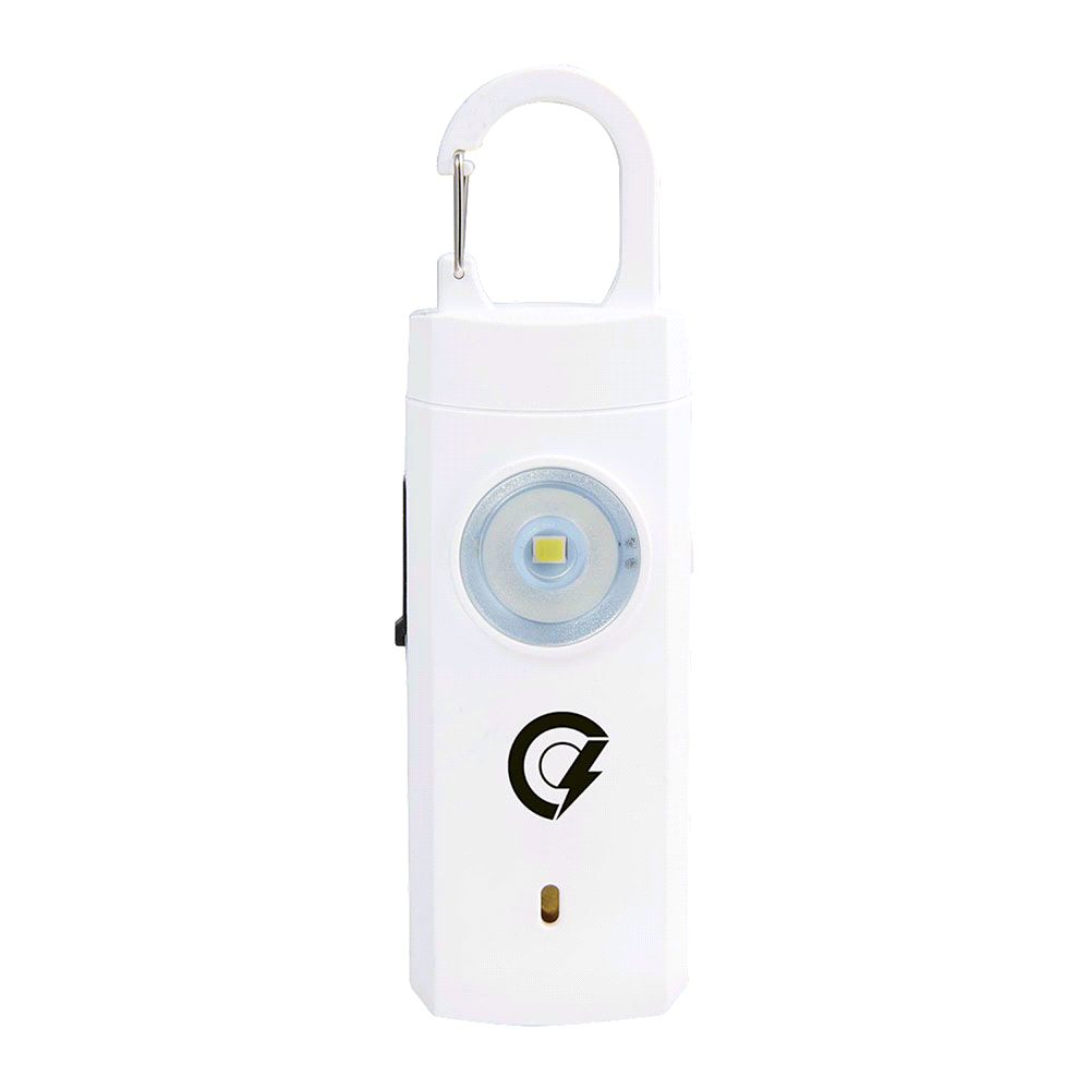 Safety Alarm Keychain – Brushes – The Range – available in White – thumbnail 3 of 6