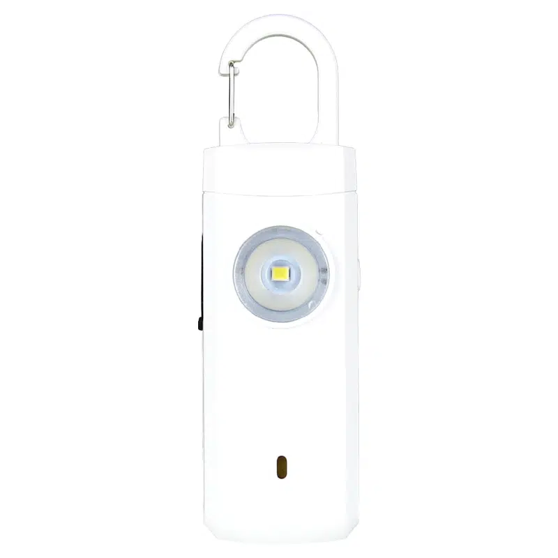 Safety Alarm Keychain – Brushes – available in white colour