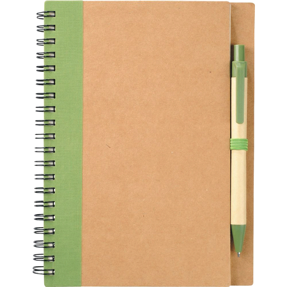 The Spiral Notebook w/ Pen – Diaries – Global Stock – available in Black, Blue, Green, Orange and 1 more – thumbnail 2 of 12