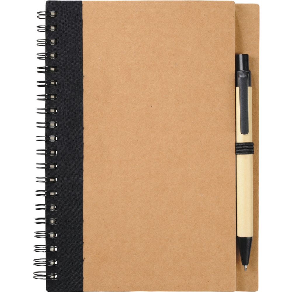 The Spiral Notebook w/ Pen – Diaries – Global Stock – available in Black, Blue, Green, Orange and 1 more – thumbnail 3 of 12