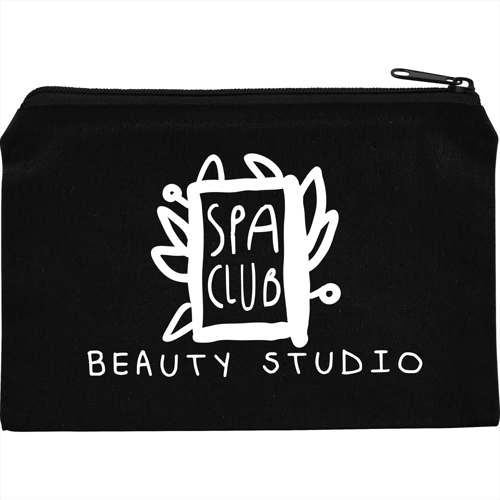 Cotton Travel Pouch – Toiletry Bags – Global Stock – available in Black, Brown – thumbnail 3 of 5