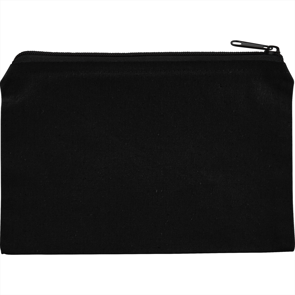 Cotton Travel Pouch – Toiletry Bags – Global Stock – available in Black, Brown – thumbnail 2 of 5