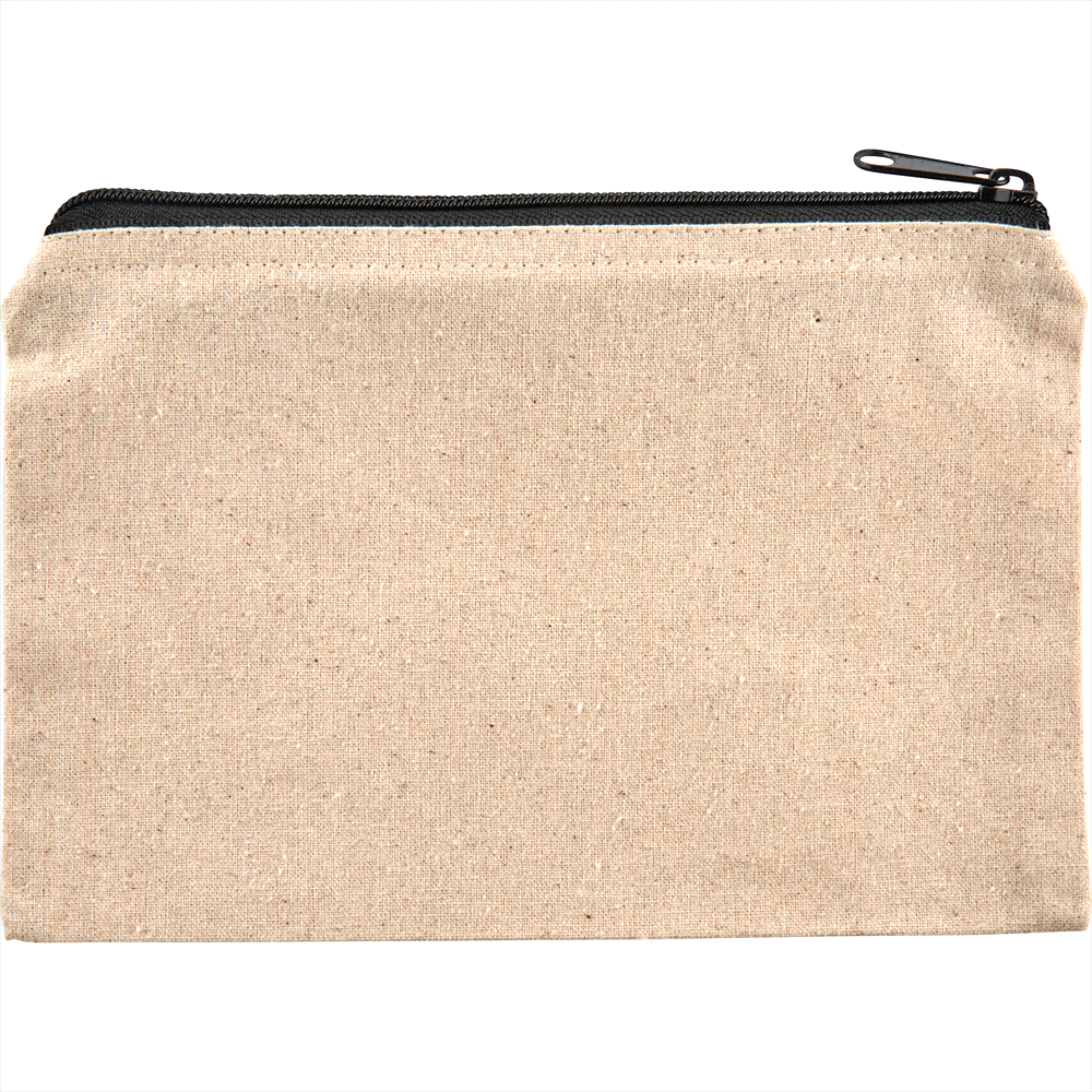 Cotton Travel Pouch – Toiletry Bags – Global Stock – available in Black, Brown – thumbnail 4 of 5