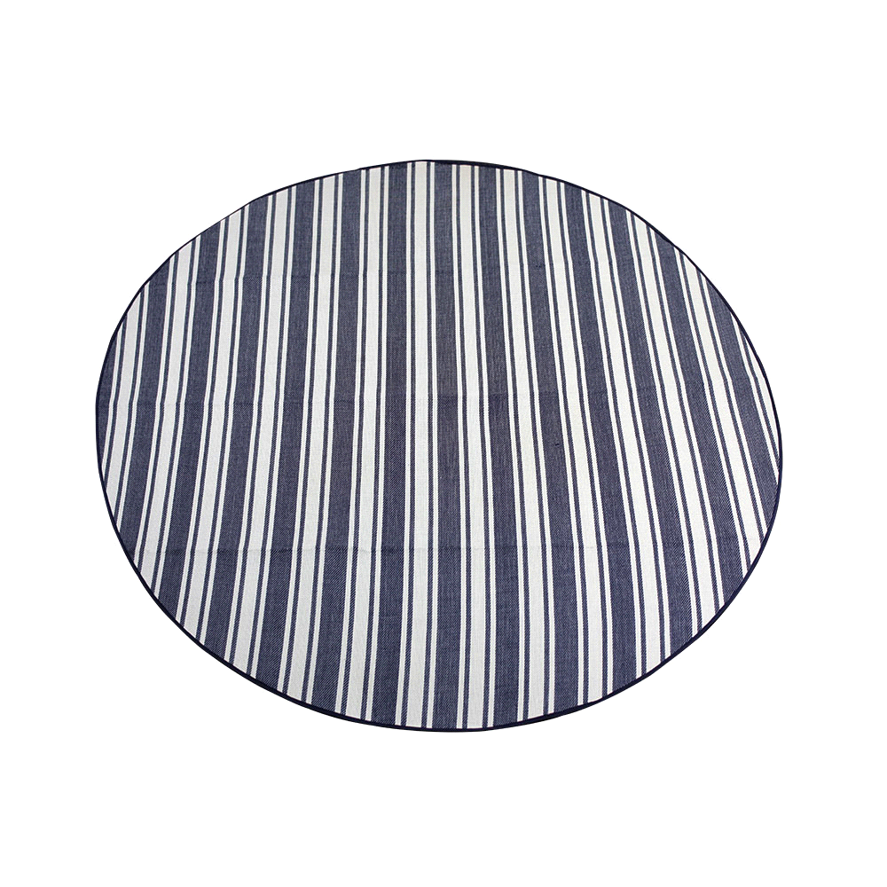 Trekk Round Picnic Rug – Blankets – The Range – available in Navy – thumbnail 4 of 8