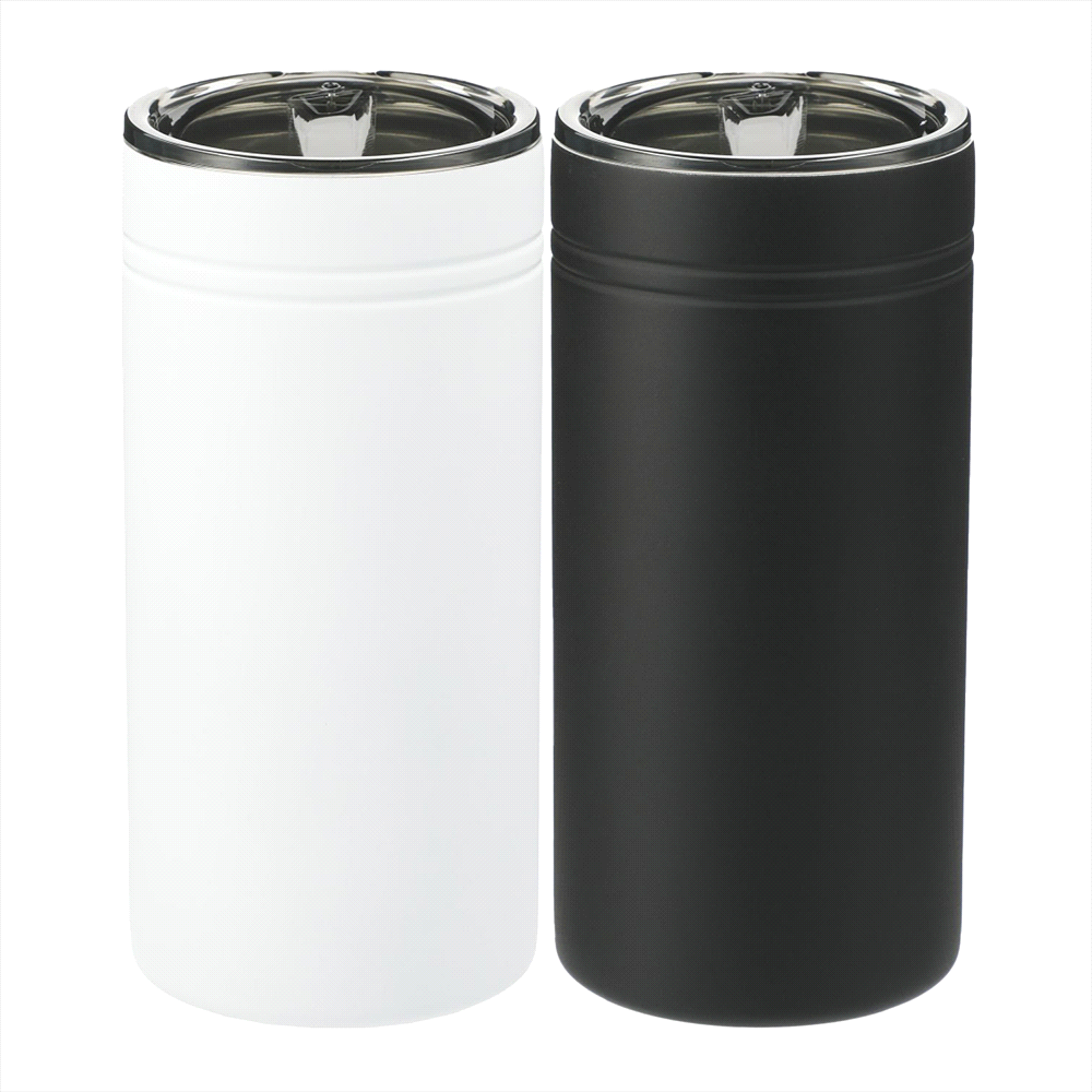 Gusto Vacuum Tumbler & Slim Can Insulator - 350ml – Drink Bottles – The Range – available in Black and White – thumbnail 1 of 16