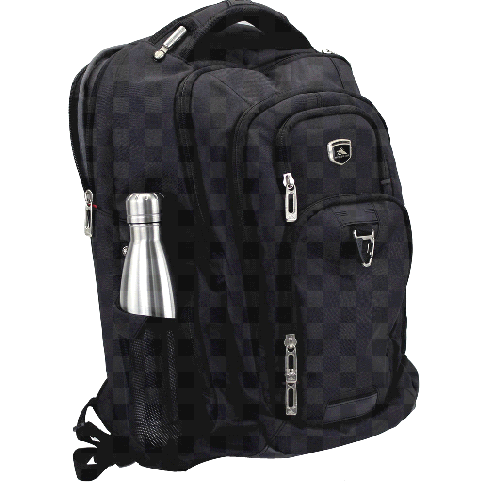 High Sierra Business 17" 42L Computer Backpack – Backpacks – The Range – available in Black – thumbnail 4 of 7