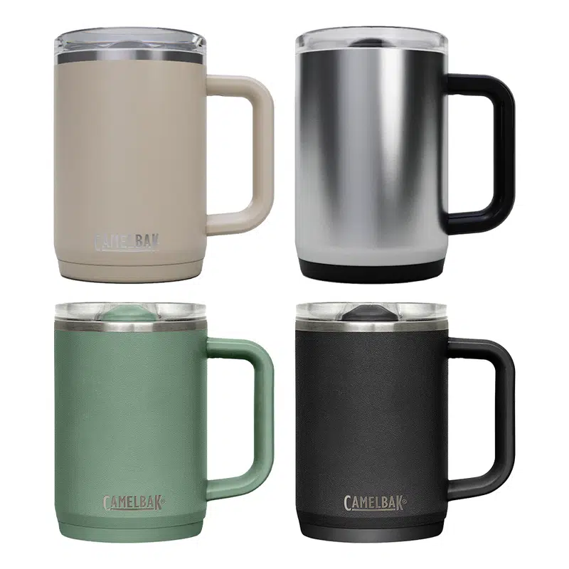 CamelBak - Thrive Mug VSS 0.5L – Travel Mugs – available in black, green, silver colours