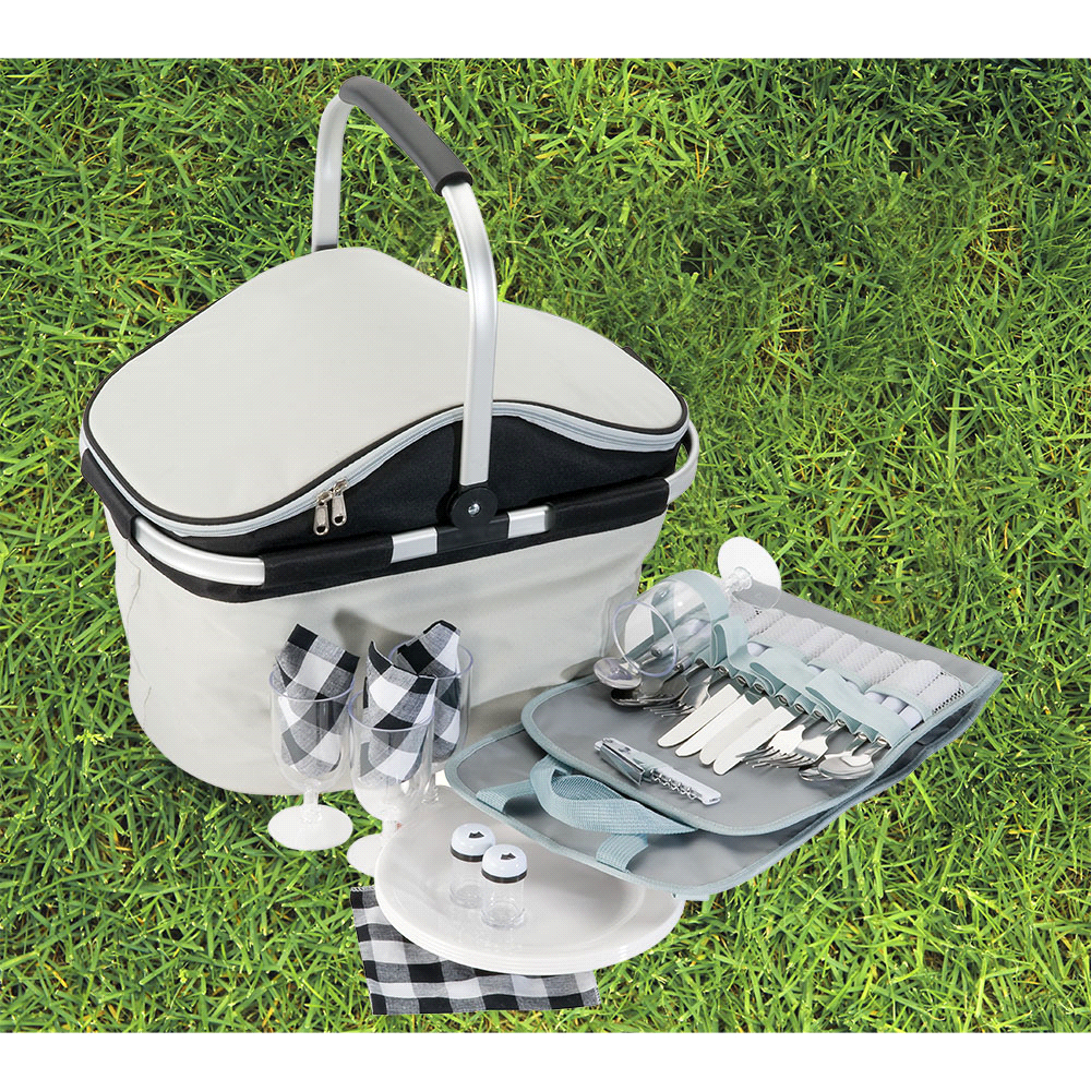 Picnic Carry Bag – Picnic Rugs – The Range – available in Grey – thumbnail 4 of 6