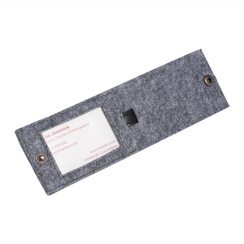 The Goods Recycled Felt Luggage Tag – Luggage Tags – Global Stock – thumbnail 4 of 4