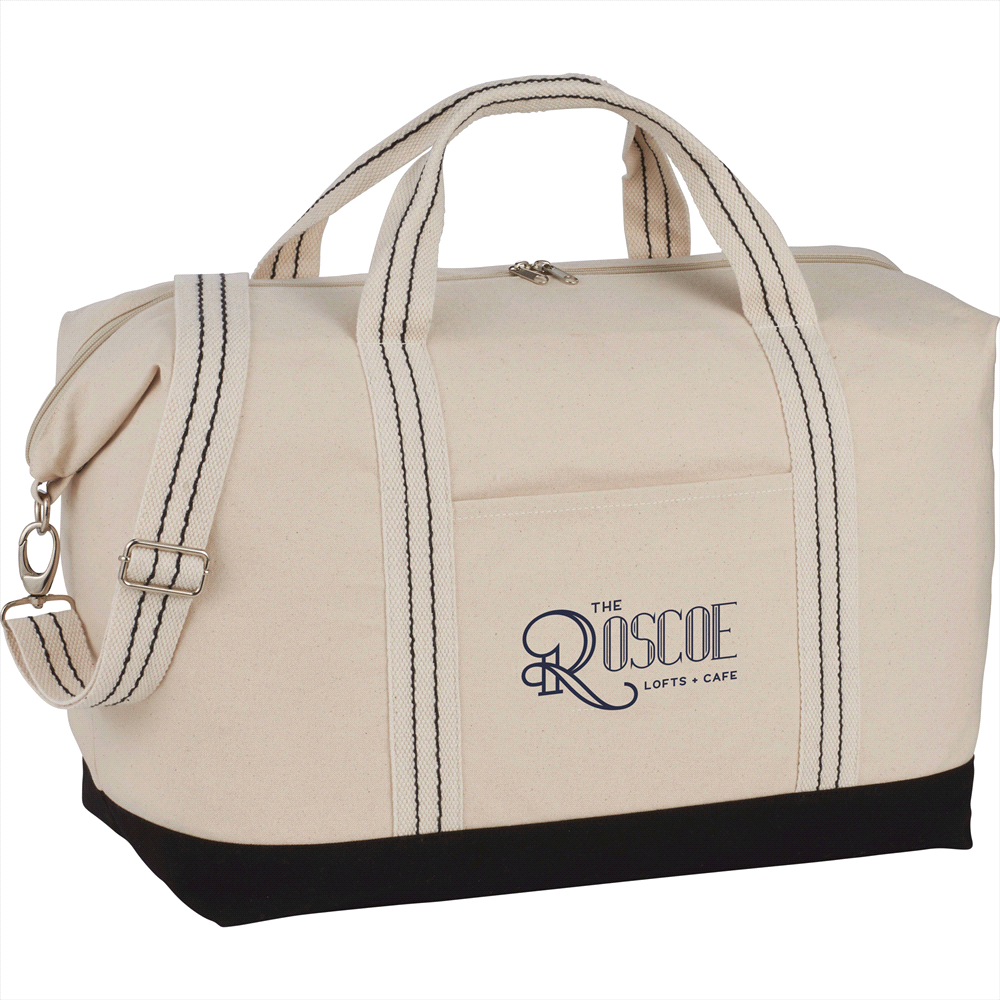 Top Sail Cotton Canvas Duffel 38L – Duffle/Sports Bags – The Range – available in Black – thumbnail 6 of 8
