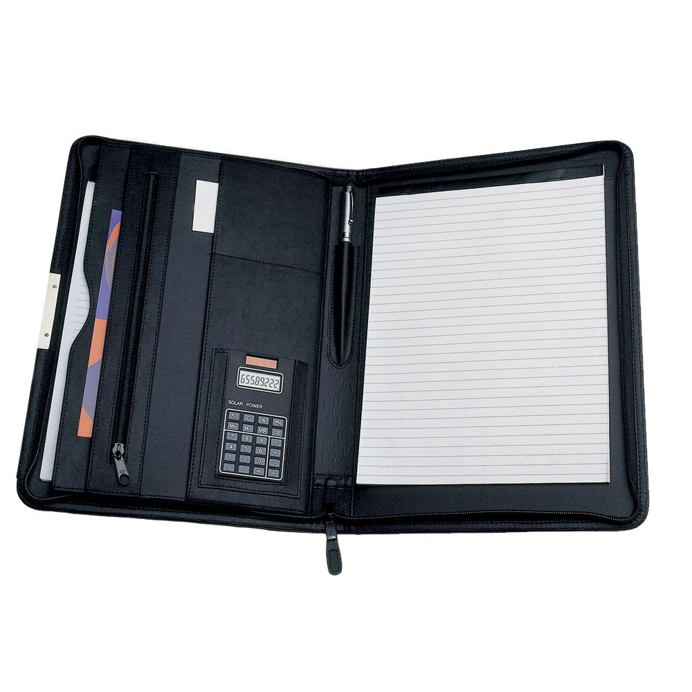 The Stella A4 Zip Compendium w/ Calculator – Compendiums – The Range – available in Black – thumbnail 3 of 7