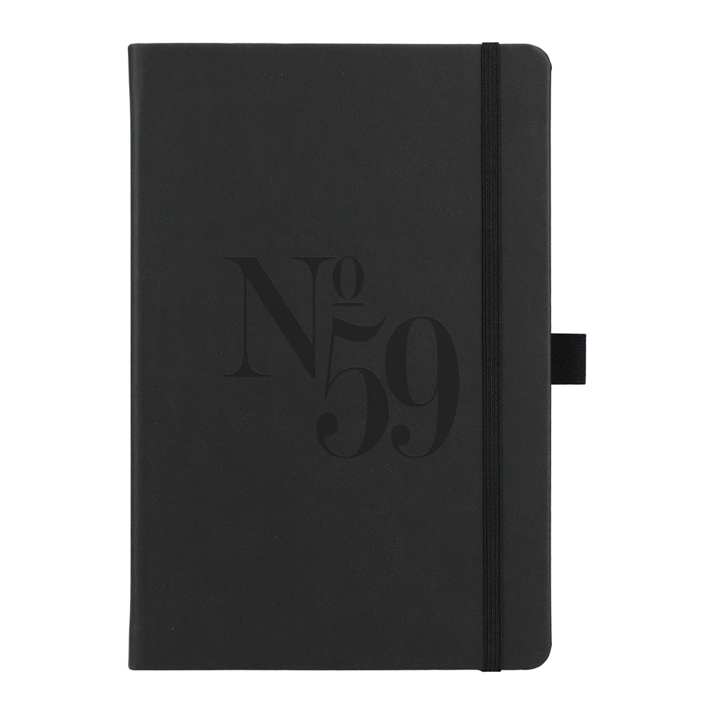 Mano Recycled Hard Bound JournalBook – Diaries – The Range – available in Black, Grey and Navy – thumbnail 3 of 14