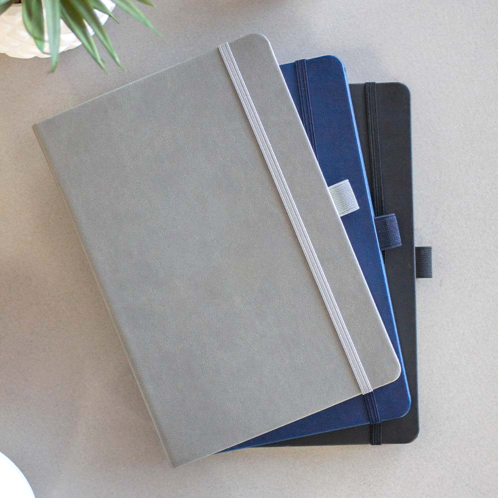 Mano Recycled Hard Bound JournalBook – Diaries – The Range – available in Black, Grey and Navy – thumbnail 2 of 14