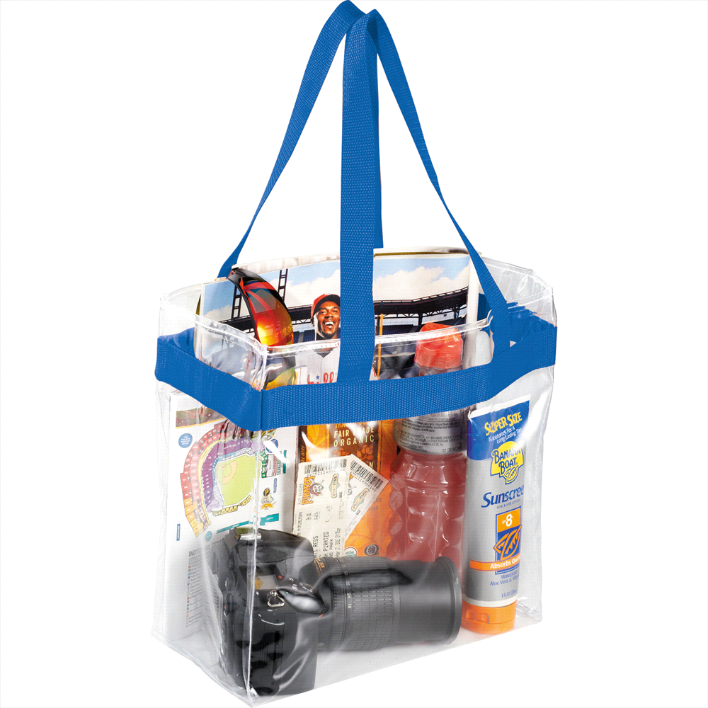 Game Day Clear Stadium Tote 15L – Shoppers – Global Stock – available in Black, Blue – thumbnail 5 of 11