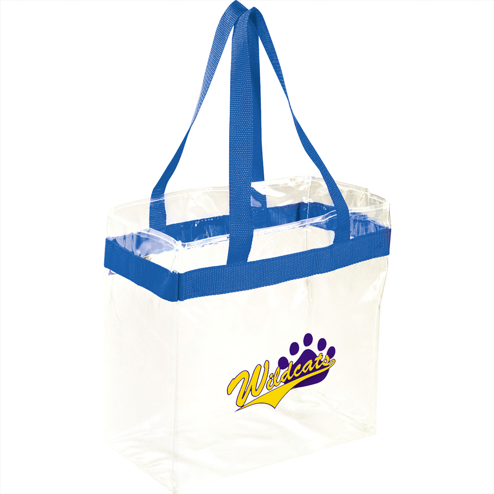 Game Day Clear Stadium Tote 15L – Shoppers – Global Stock – available in Black, Blue – thumbnail 10 of 11