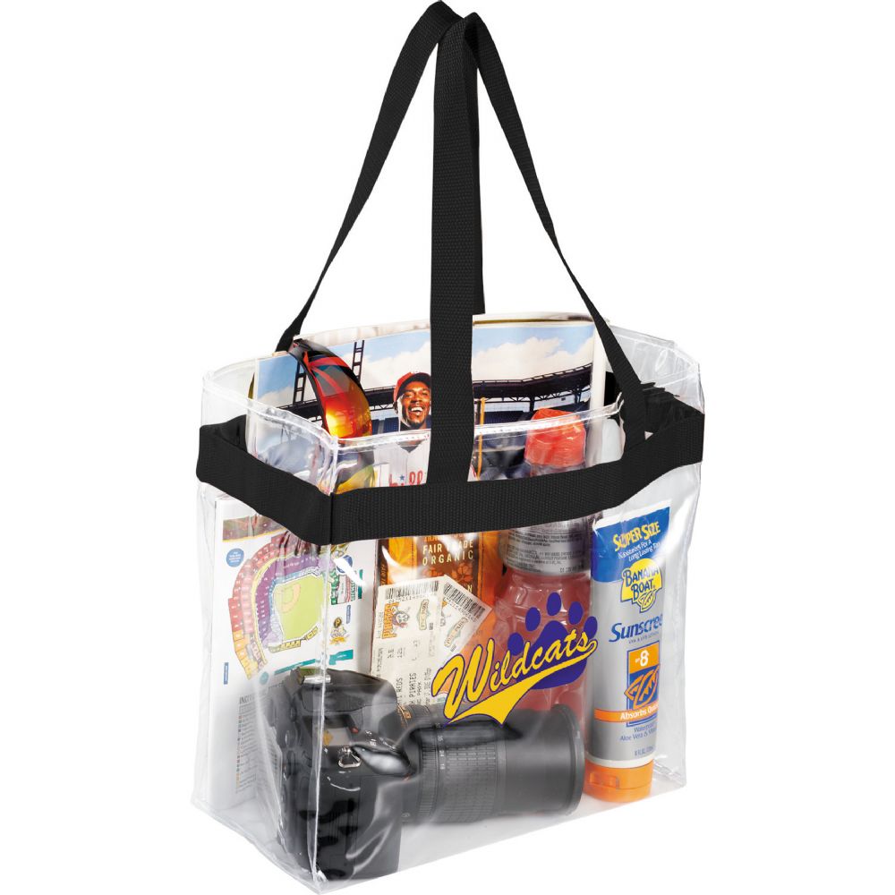 Game Day Clear Stadium Tote 15L – Shoppers – Global Stock – available in Black, Blue – thumbnail 9 of 11
