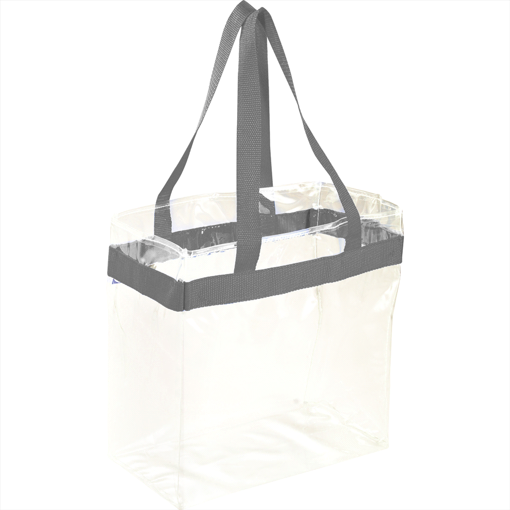 Game Day Clear Stadium Tote 15L – Shoppers – Global Stock – available in Black, Blue – thumbnail 6 of 11