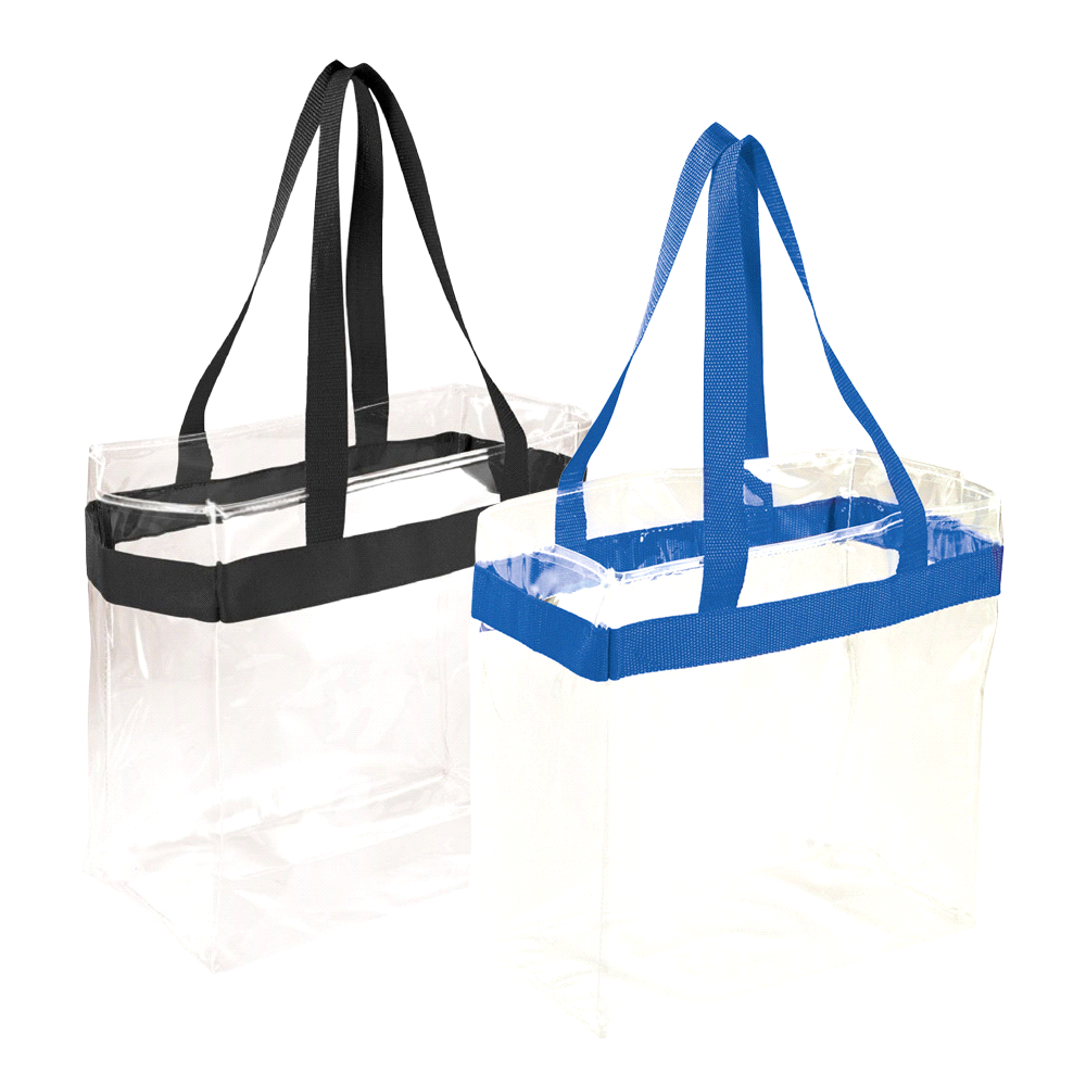Game Day Clear Stadium Tote 15L – Shoppers – Global Stock – available in Black, Blue – thumbnail 1 of 11