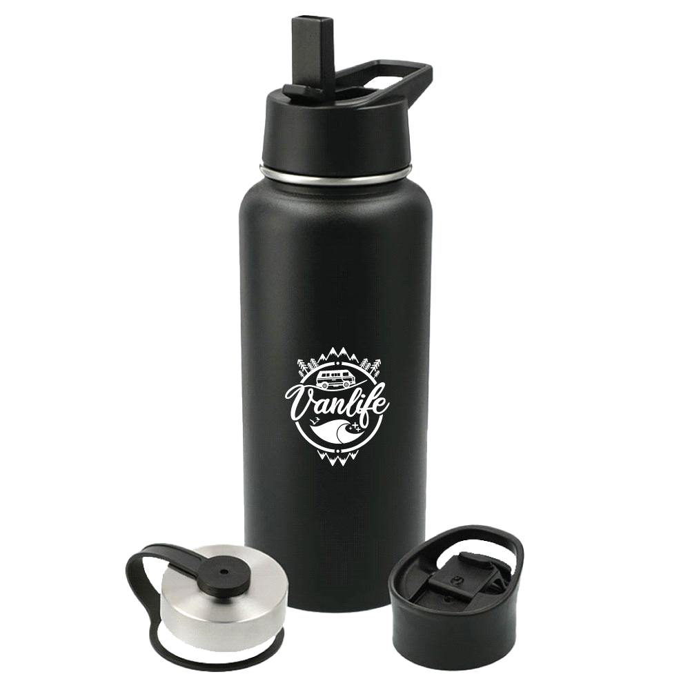 Trekk Highland 3-In-1 Copper Vacuum Bottle Kit 950ml – Drink Bottles – The Range – available in Black and White – thumbnail 27 of 31