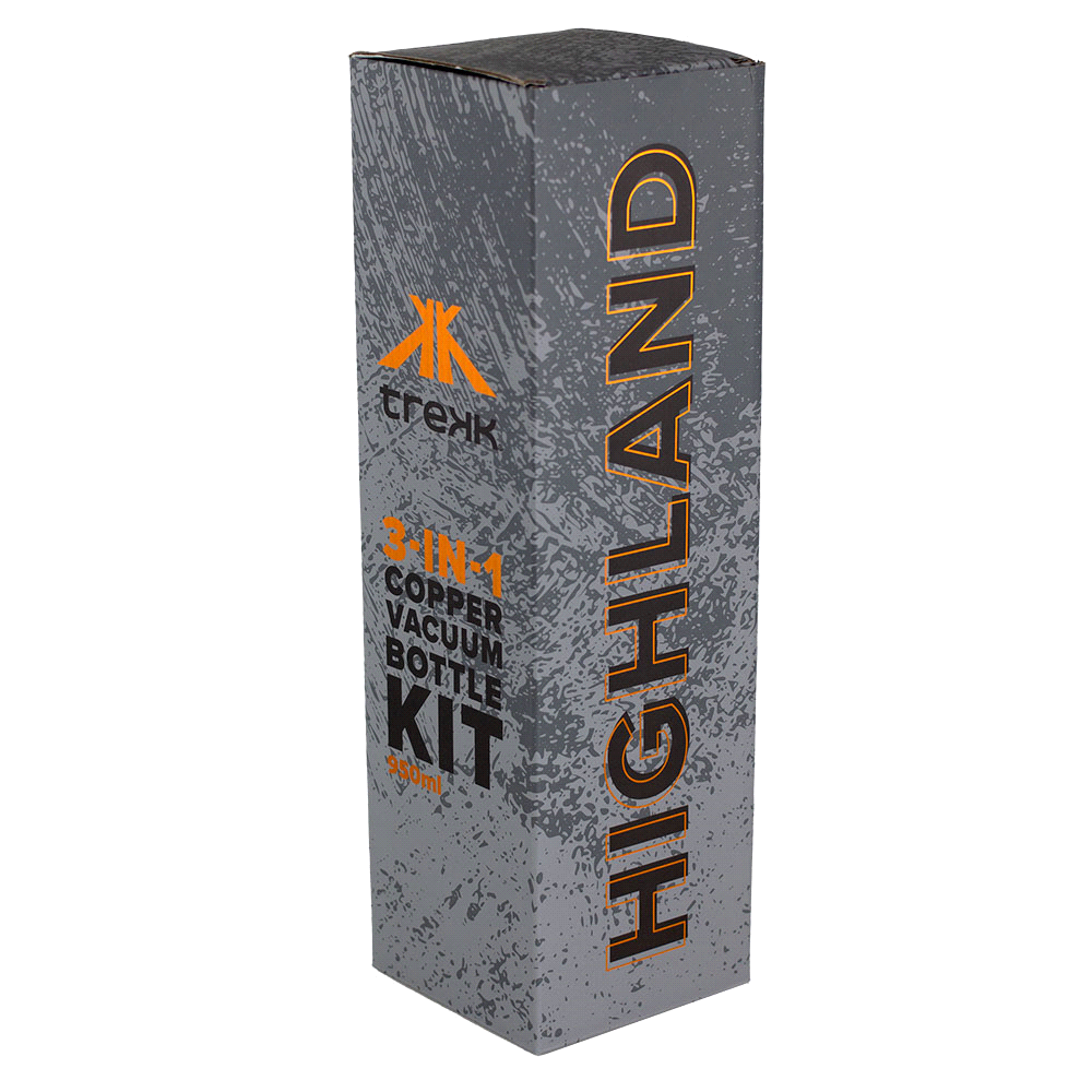 Trekk Highland 3-In-1 Copper Vacuum Bottle Kit 950ml – Drink Bottles – The Range – available in Black and White – thumbnail 30 of 31