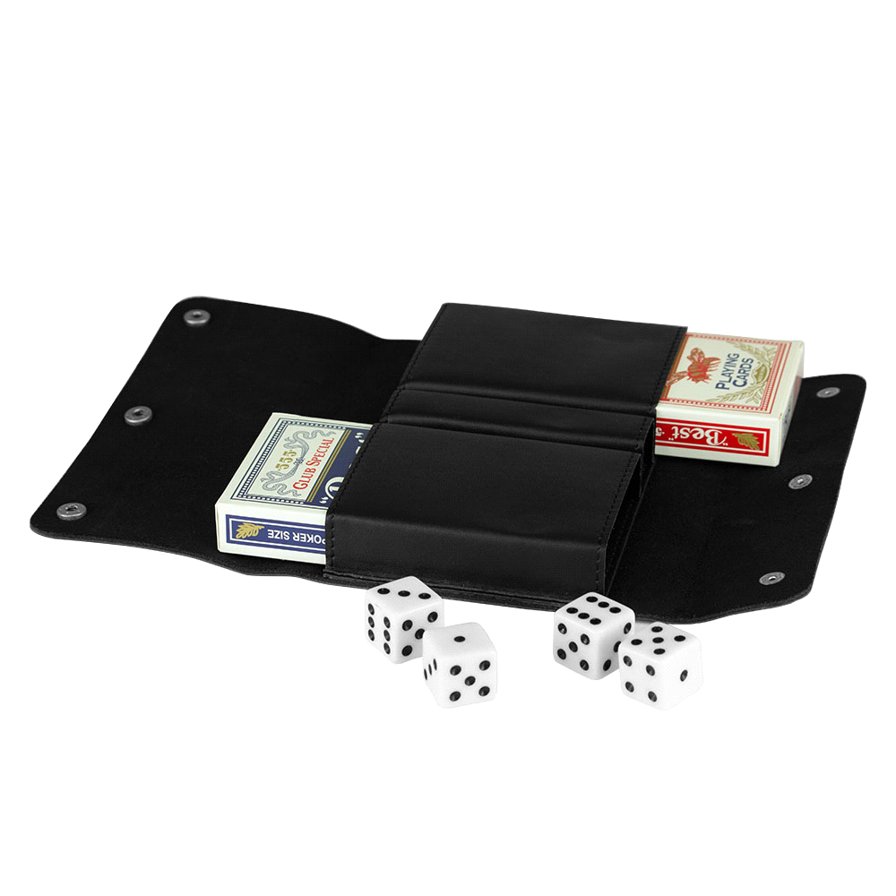 Travel Card Set w/ Leather Cover – Travel Bags – The Range – available in Black – thumbnail 2 of 10