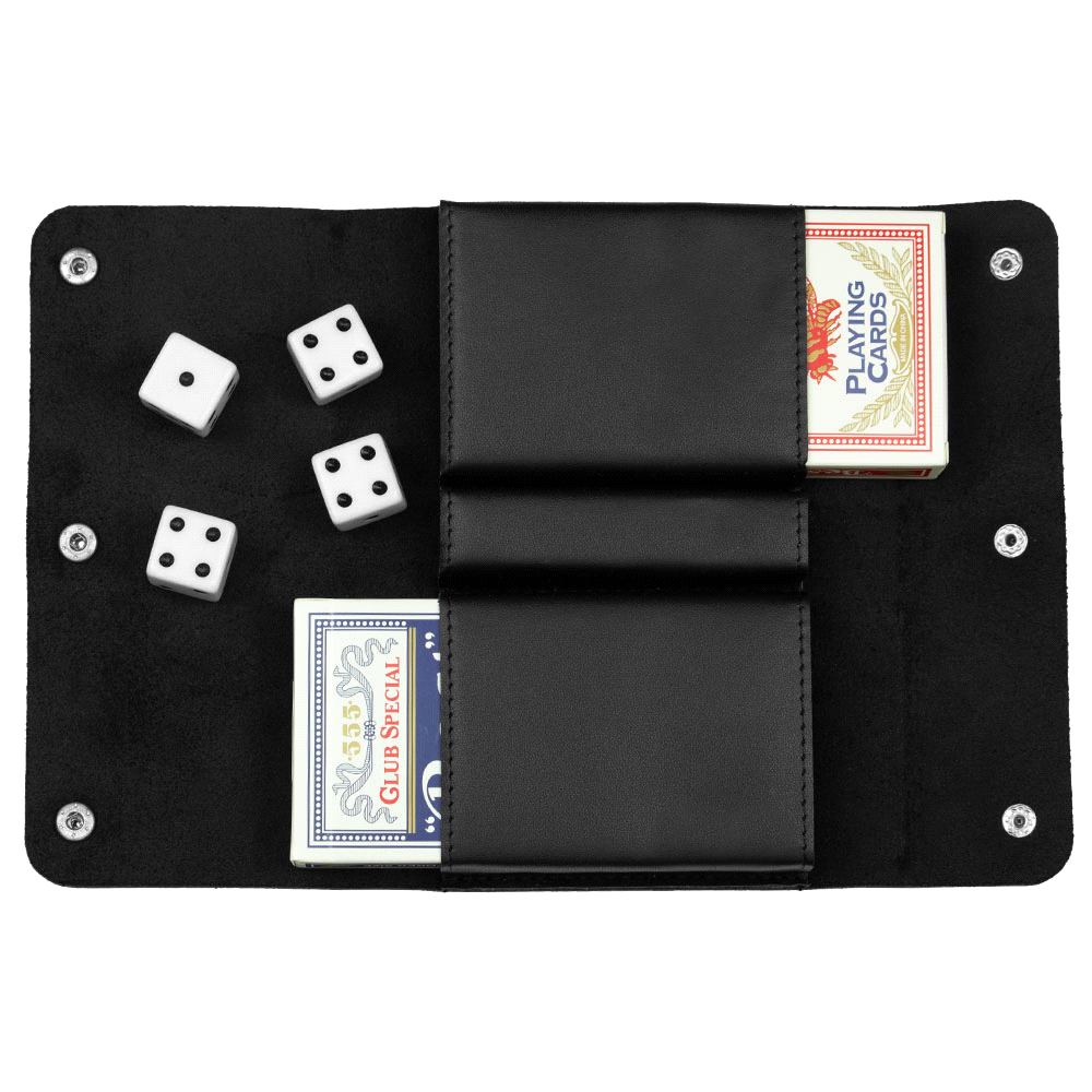 Travel Card Set w/ Leather Cover – Travel Bags – The Range – available in Black – thumbnail 5 of 10
