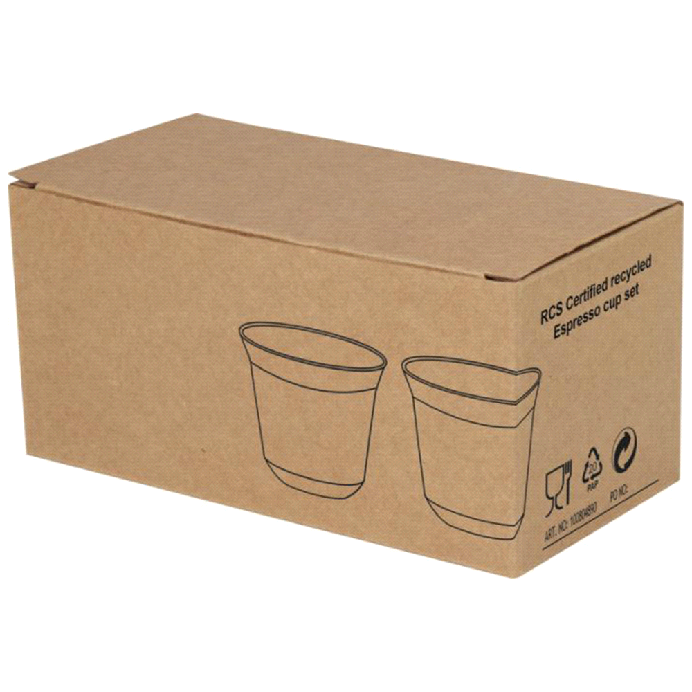 Duo Recycled Espresso Cup Set – Reusable Coffee Cups – The Range – available in Black – thumbnail 8 of 8