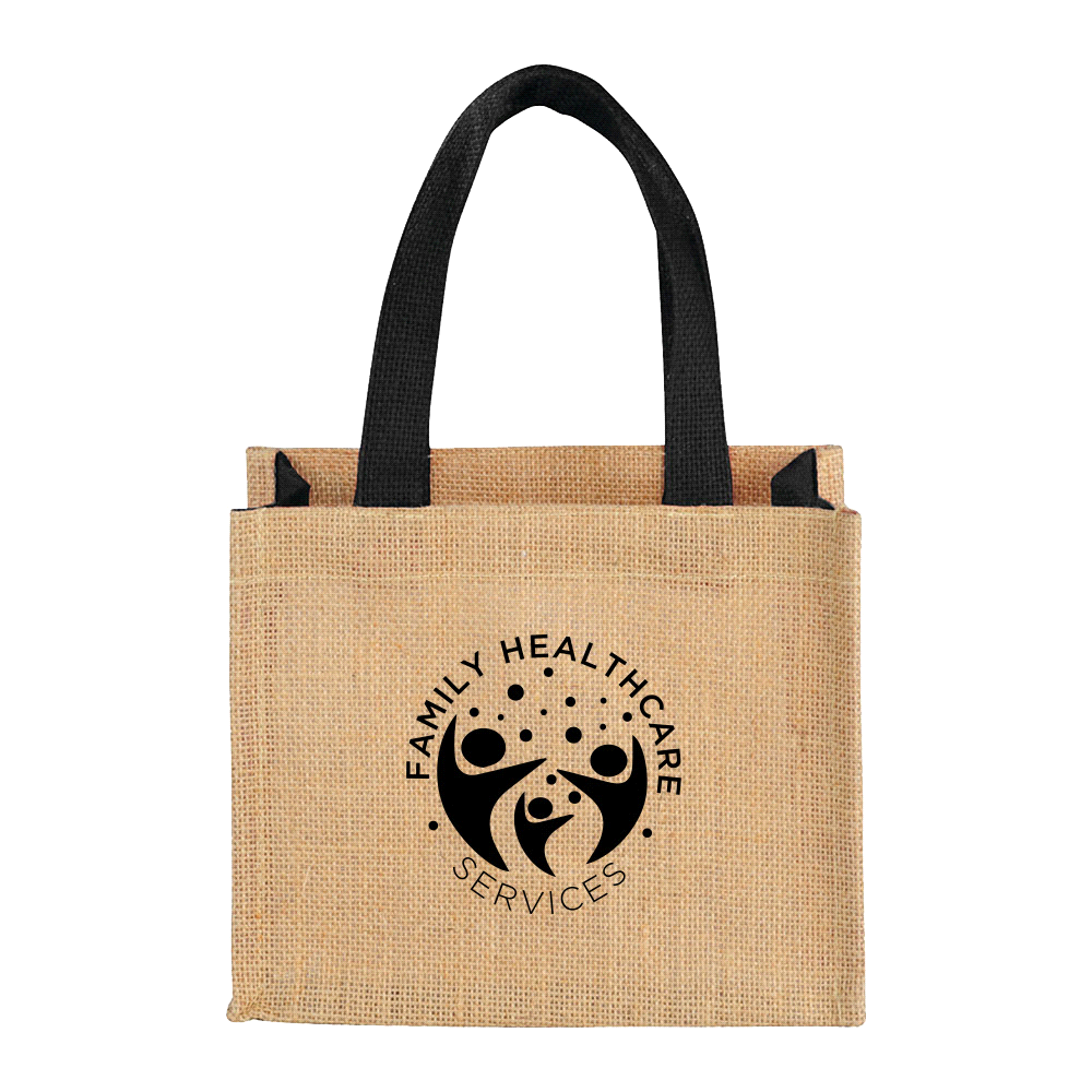 Mini Jute Gift Tote 4L – Lunch Bags – The Range – available in Natural – thumbnail 4 of 4