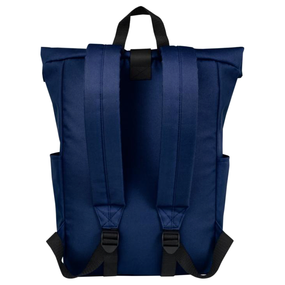 Byron 15.6" GRS RPET Roll-Top Backpack 18L – Backpacks – The Range – available in Black, Grey and Navy – thumbnail 11 of 20