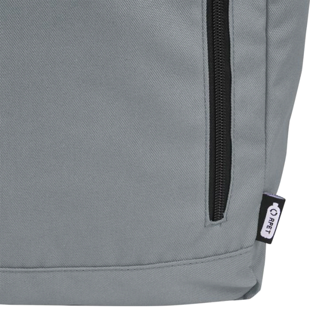 Byron 15.6" GRS RPET Roll-Top Backpack 18L – Backpacks – The Range – available in Black, Grey and Navy – thumbnail 15 of 20