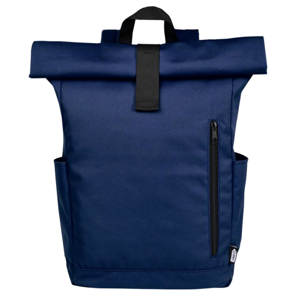Byron 15.6" GRS RPET Roll-Top Backpack 18L – Backpacks – The Range – available in Black, Grey and Navy – thumbnail 19 of 20