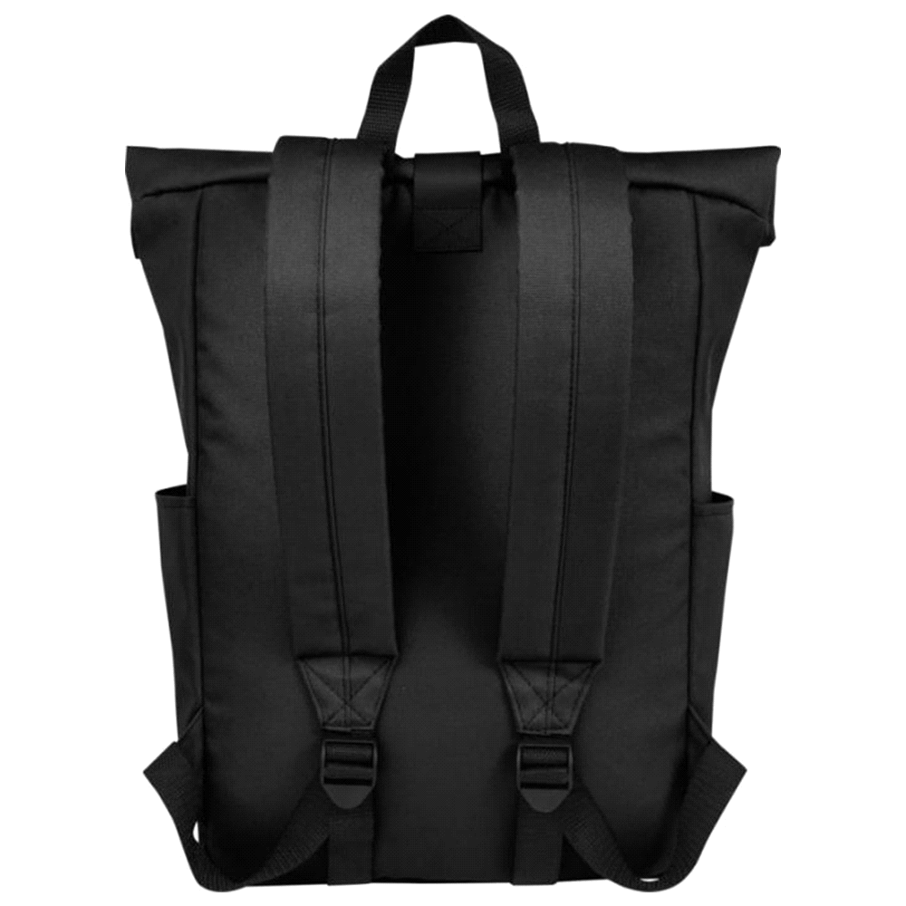 Byron 15.6" GRS RPET Roll-Top Backpack 18L – Backpacks – The Range – available in Black, Grey and Navy – thumbnail 7 of 20