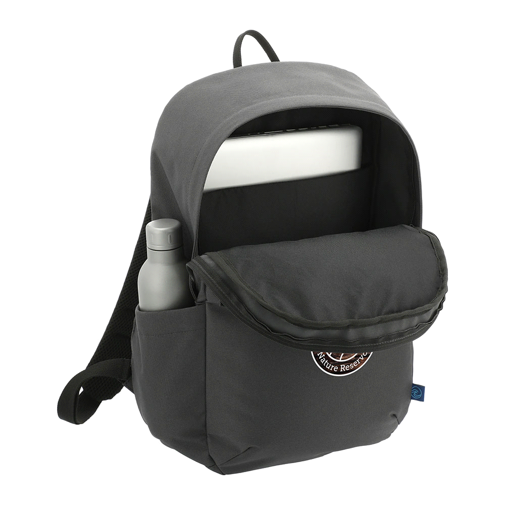Darani 15" 19L Computer Backpack In Repreve Recycled Material – Backpacks – The Range – available in Charcoal – thumbnail 9 of 9