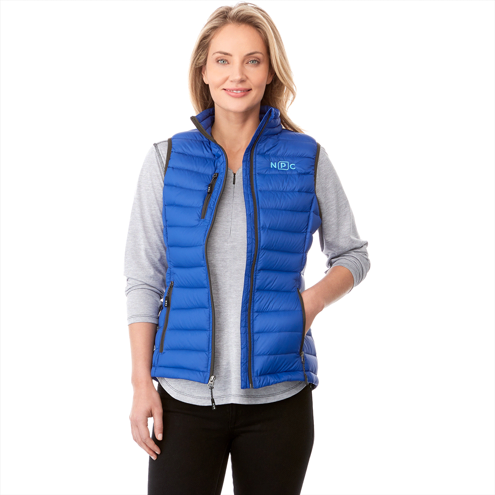 Whistler Light Down Vest - Womens – Jackets – Apparel Range – available in Black, New Royal, Orange, Steel Grey and Team Red – thumbnail 1 of 15